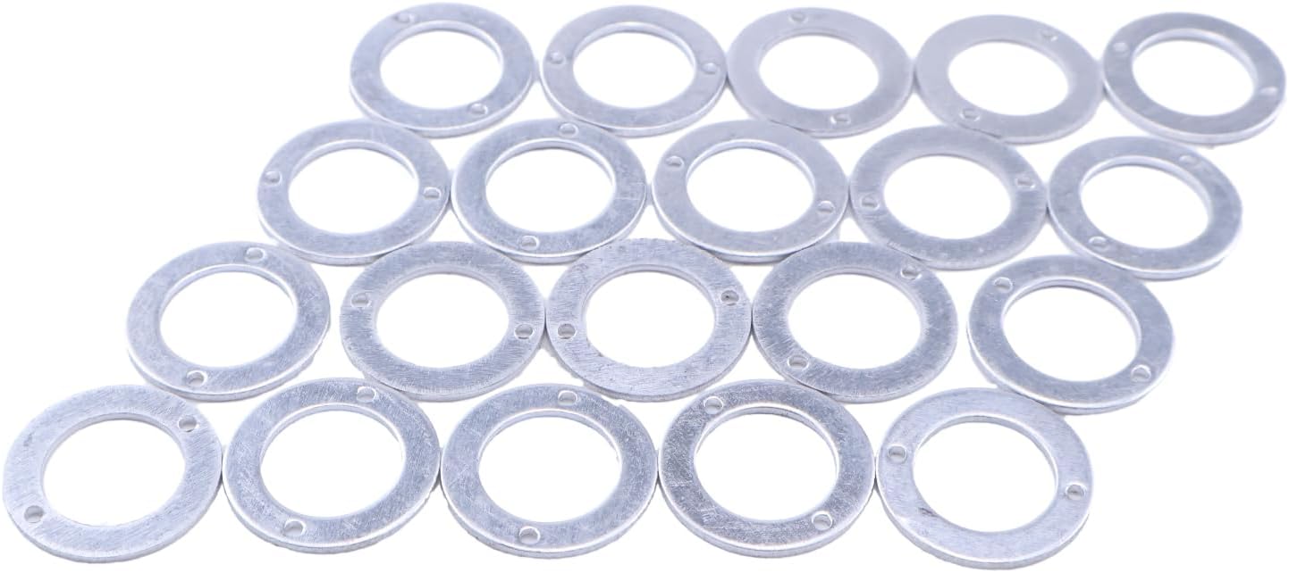 20 Pieces Injector Gasket MD068355 23654-64010 2365464010 Replacement for Mitsubishi 4D56 4M40 Nissan TD27 TD42 Engine Toyota Camry Corolla Land Cruiser