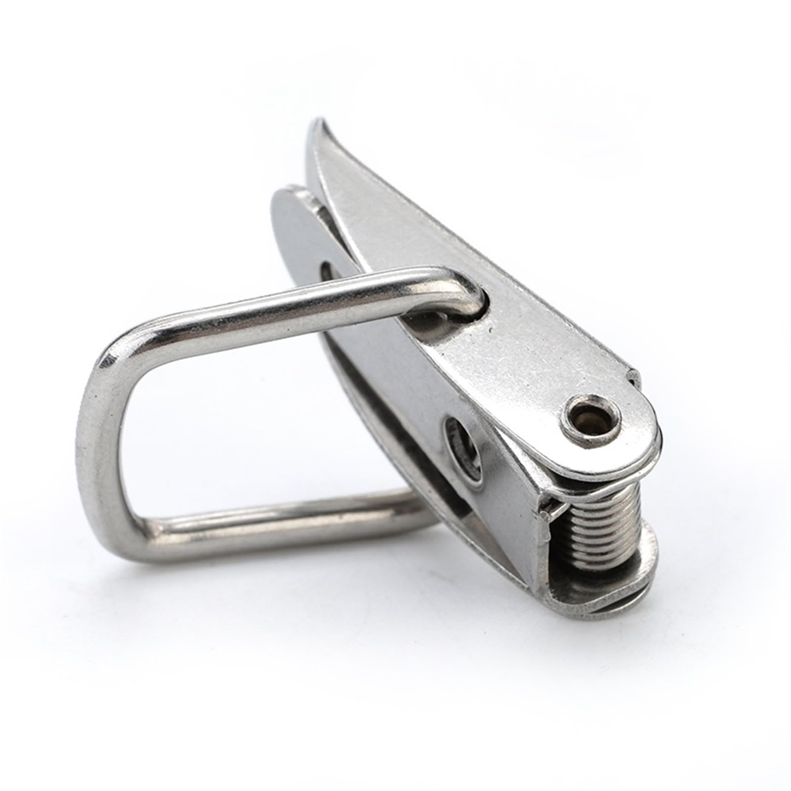 J107 Hardware Cabinet Boxes Spring Loaded Latch Catch Toggle Hasp 46 * 21 Mild Steel Hasp 1Pcs