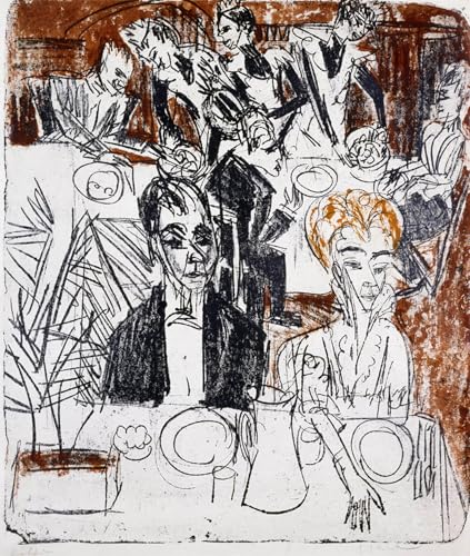 Tableau Impressions d'art Mural Kirchner poster vintage 60x90cm