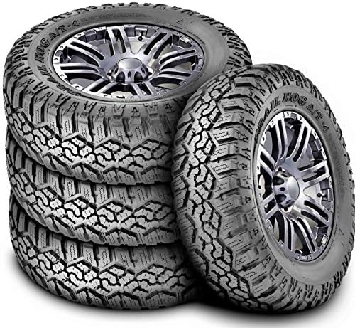 Set of 4 (FOUR) Kanati Trail Hog A/T-4 All-Terrain Radial Tires-LT265/60R20 121/118Q LRE 10-Ply