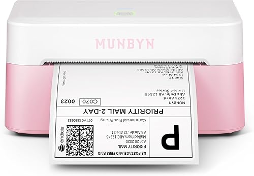 MUNBYN 蓝牙热敏标签打印机 4×6