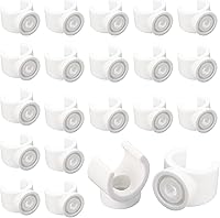 Vista 1 de Abrazaderas de tubo de 3/4 pulgadas, paquete de 50 ganchos PEX de 0.787 in, abrazaderas de plástico para tubería, herramientas con gancho en U