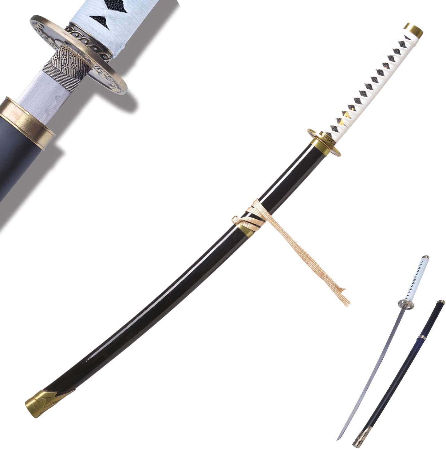 Sword fort Stainless Steel Vergil Yamato Sword/Dante Rebellion Sword Real Metal Katana, Nero Red Queen Game Cosplay Prop Replica-for Cosplay, Collection,Display,Gift