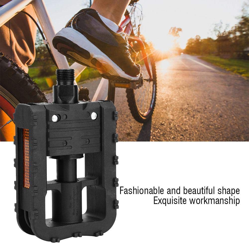 Jadeshay Pedali Bici, 2 Pezzi Universali Pedali per Bici Pieghevoli per Bici con Riflettori Parti Accessorie per Ciclismo all'aperto, Un Paio Pedali MTB Bicletta Road Bike E-Bike