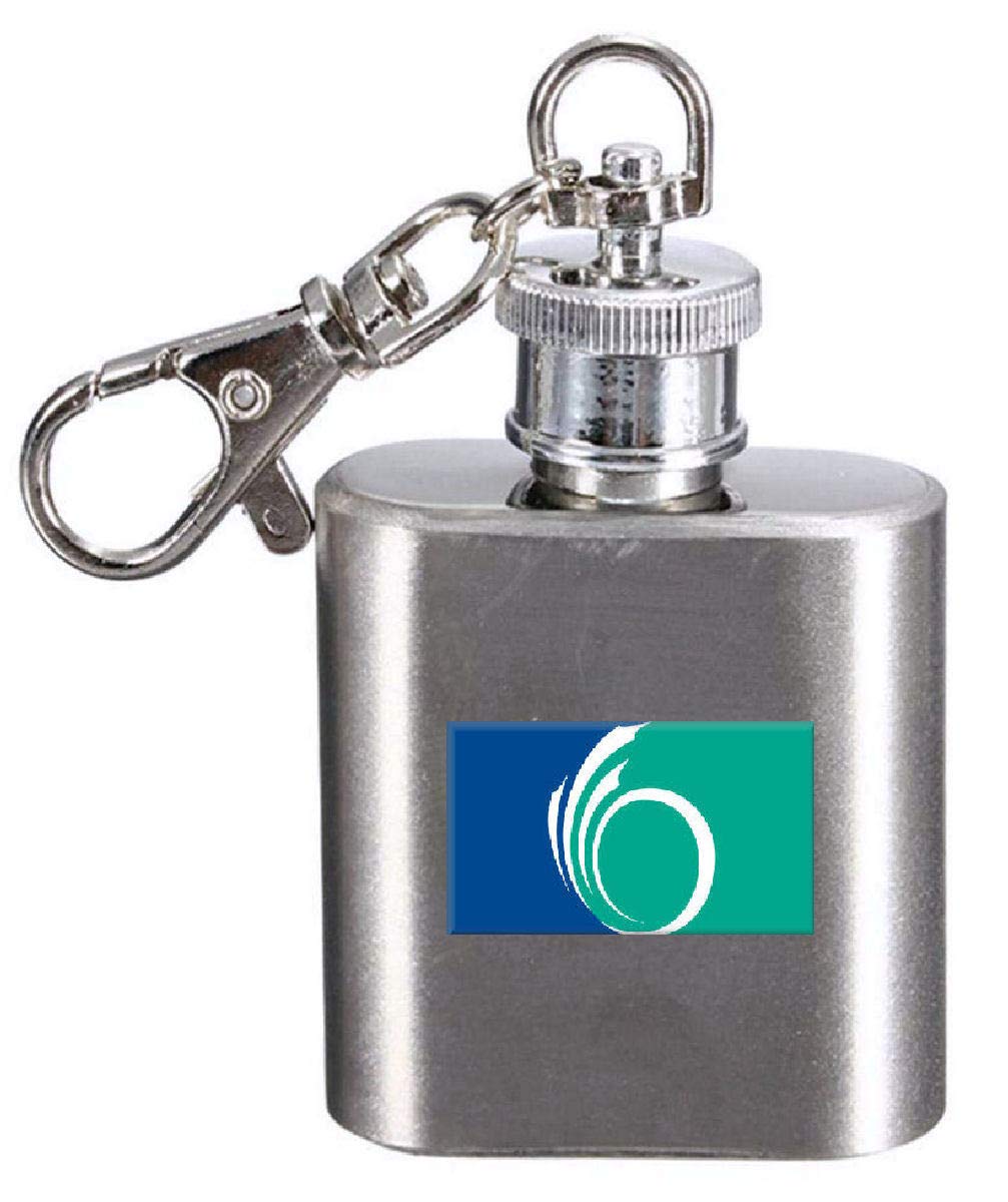 Flasque porte-clés Ottawa Canada gravée en acier pour transporter discrètement votre boisson