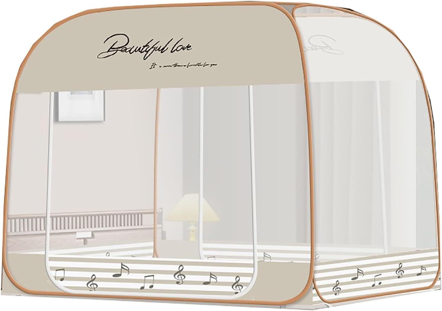 Moustiquaire portative lit double 180x200cm respirante