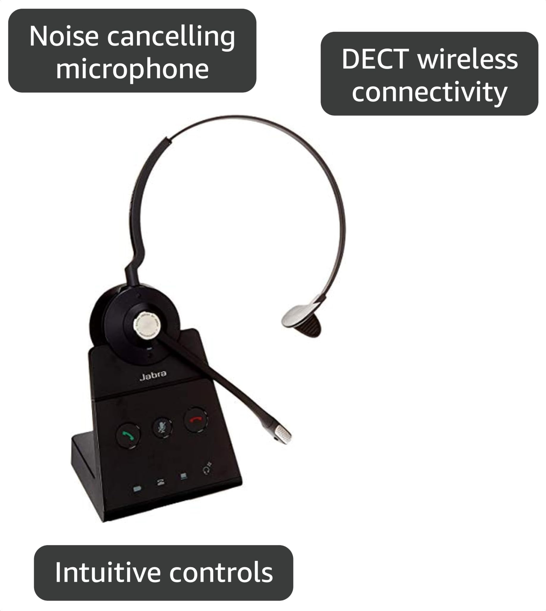 Amazon.com: Jabra Engage 65 Wireless Headset, Mono – Telephone