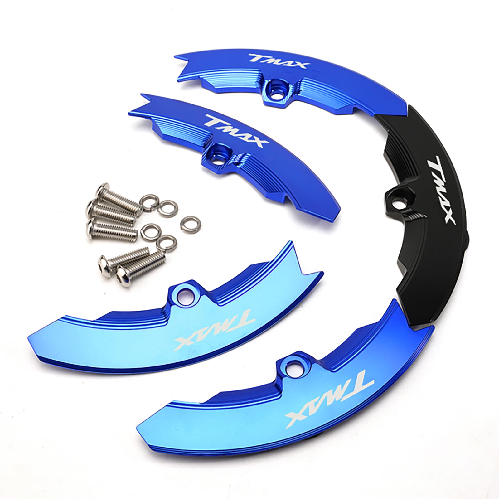 Accessoires de moto pour Yamaha TMAX 530 TMAX530 SX DX 2017 2018 2019, couvercle de poulie de protection de courroie en aluminium CNC (noir) (Or