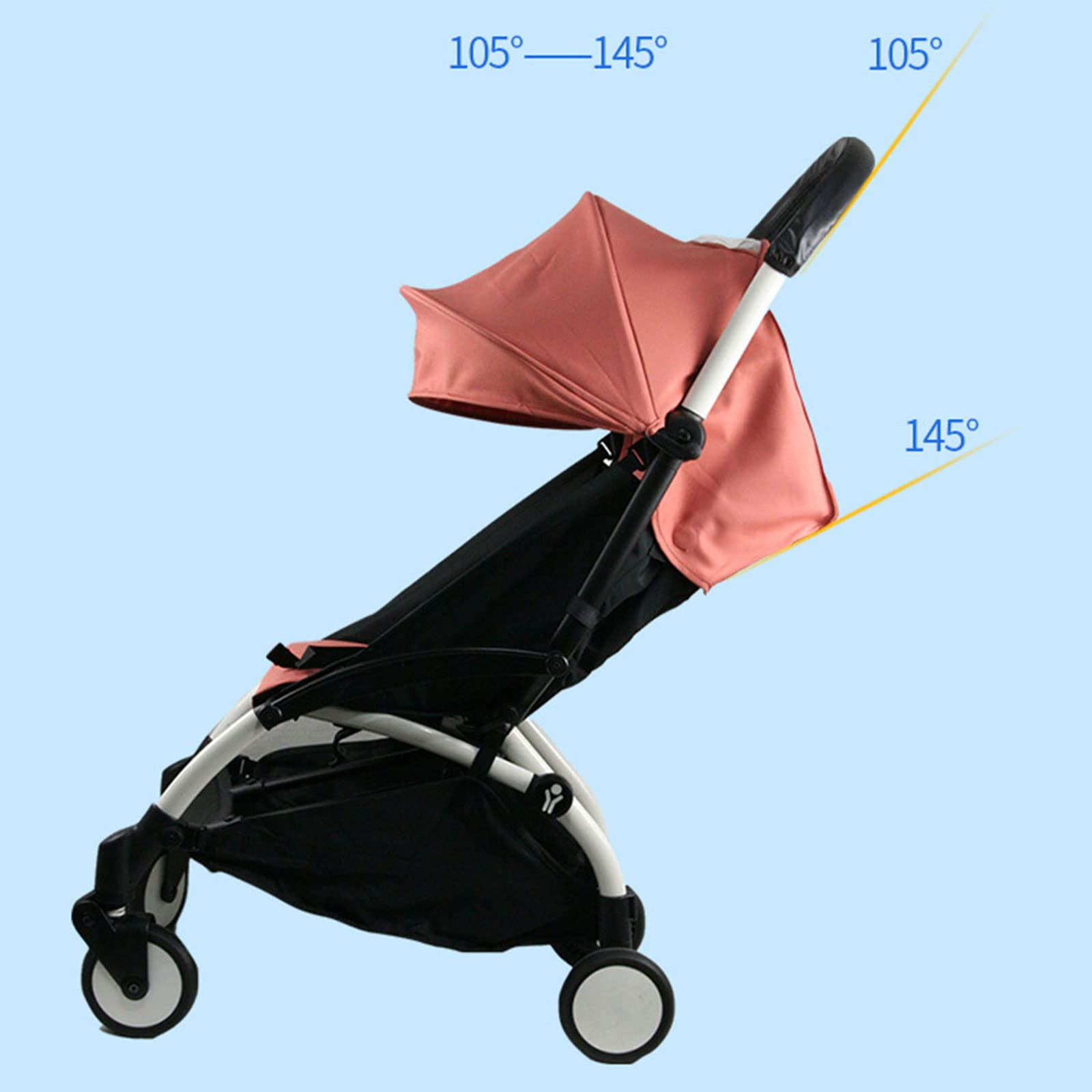 Housse de siège de poussette pour bébé - Coussin de siège de poussette remplaçable