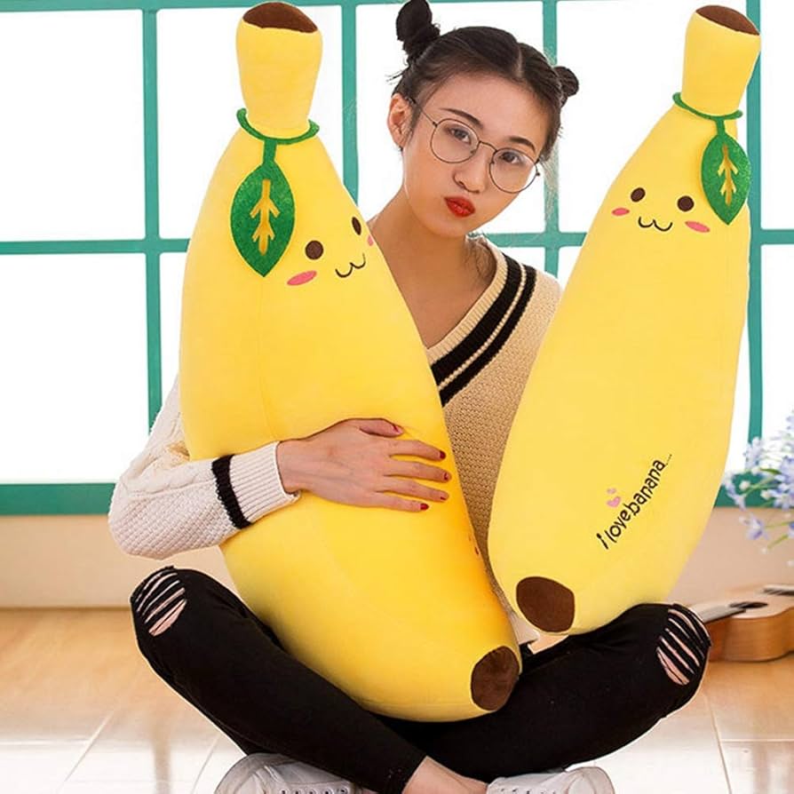 バナナ 抱き枕 縫い包み 特大 添い寝 果物 banana ふわふわ 3点セN Amazon.co.jp: バナナ 抱き枕 可愛い縫い包み 特大 添い寝 果物