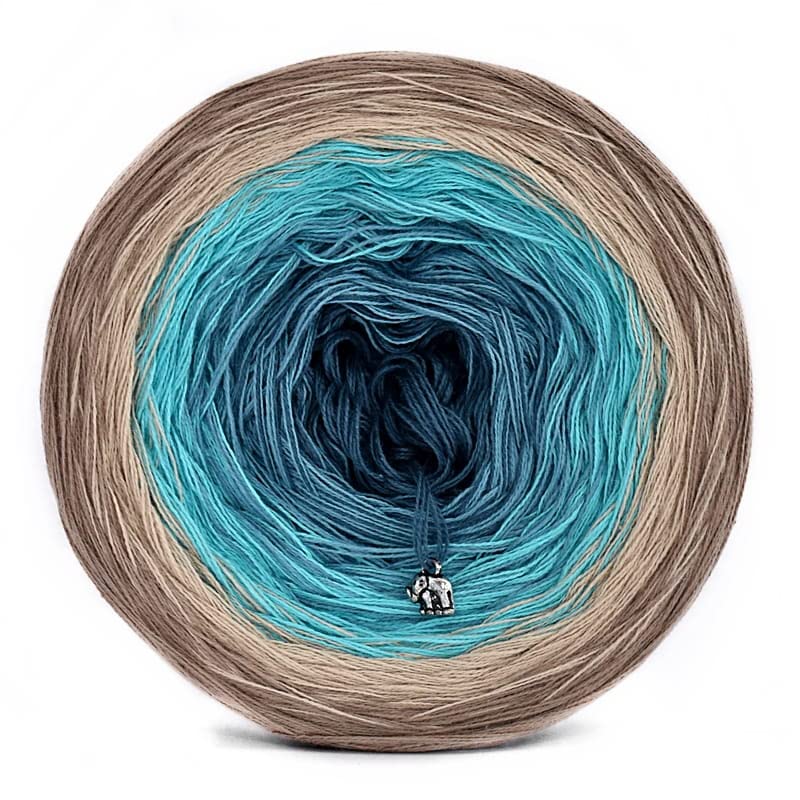 Gradient Yarn Cake KOKONEK Soft 202 - Acrylic 1000, 200 g