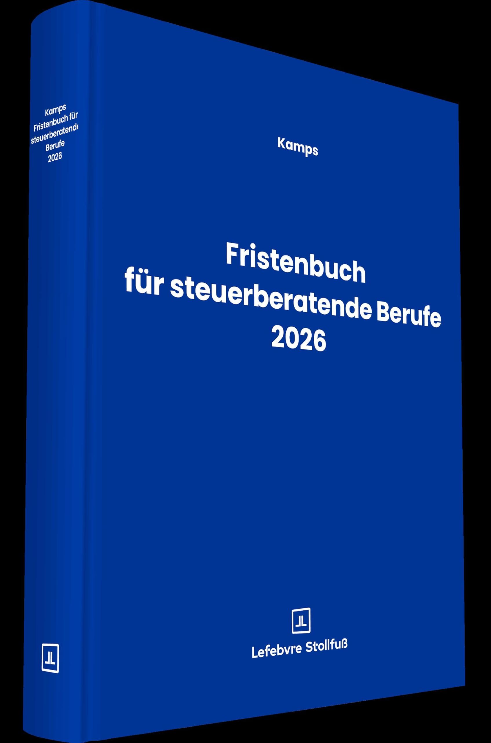 Fristenbuch für steuerberatende Berufe 2026 (Stollfuss-Formulare)