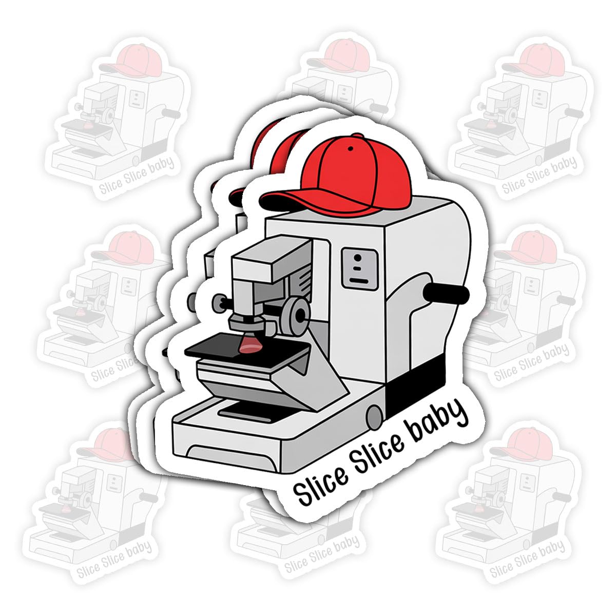 Photo 1 of (3pcs-3in) Slice Baby Histology Sticker Funny Lab Science Quote Stickers