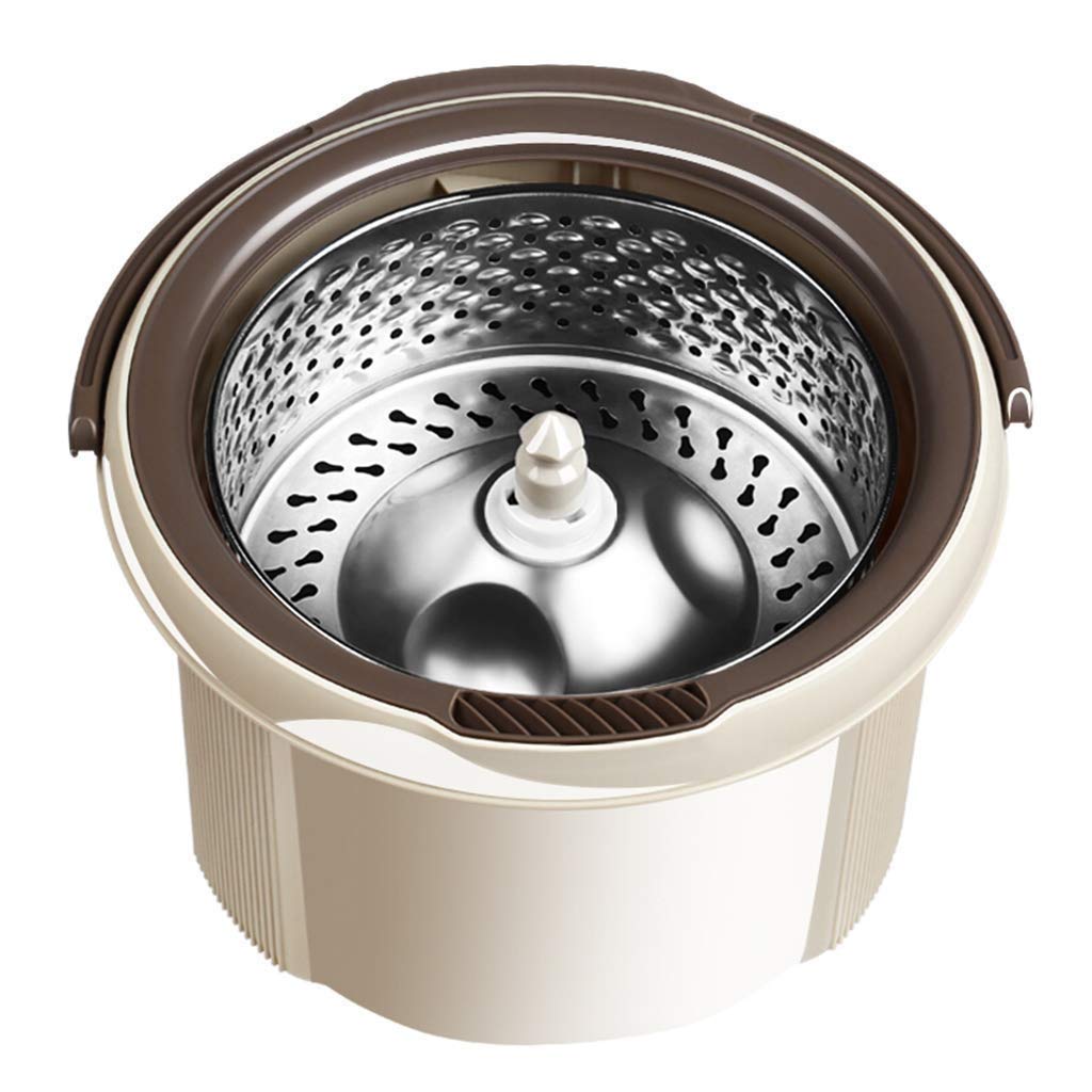 fregona giratoria, Trapeador - Giratorio escurridor de liberación Manual con Mango Longitud extendida Cabezales trapeador Microfibra for Limpieza Pisos Giratorio Fácil Usar y almacenar