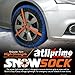atliprime 2pcs Anti-Skid Safety Ice Mud Tires Snow Chains car Snow Chains Fabric Tire Chains Snow Sock on Ice and Snowy Road (AT-SB74)