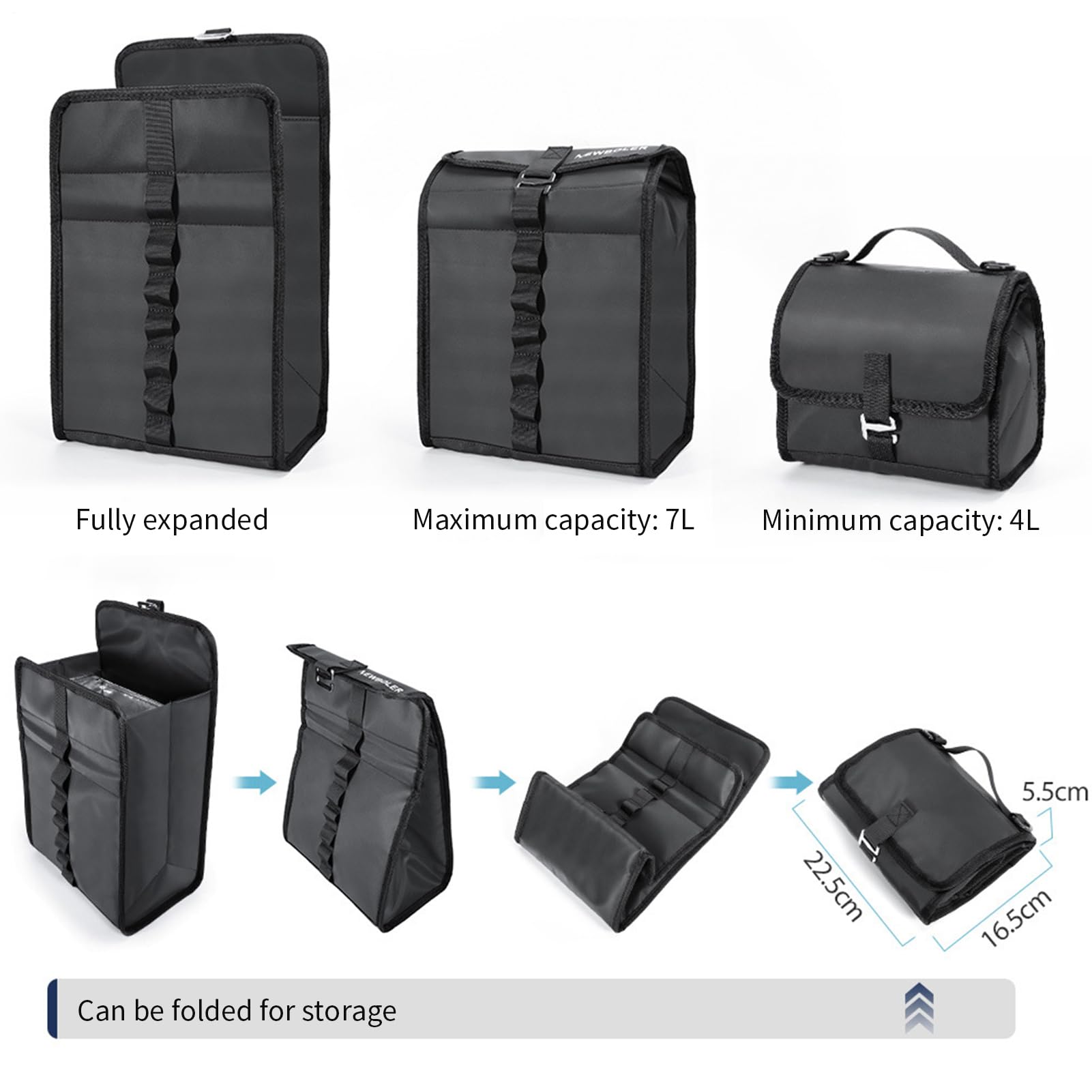 Sac de Guidon pour Vélo Sac De Stockage Pliable