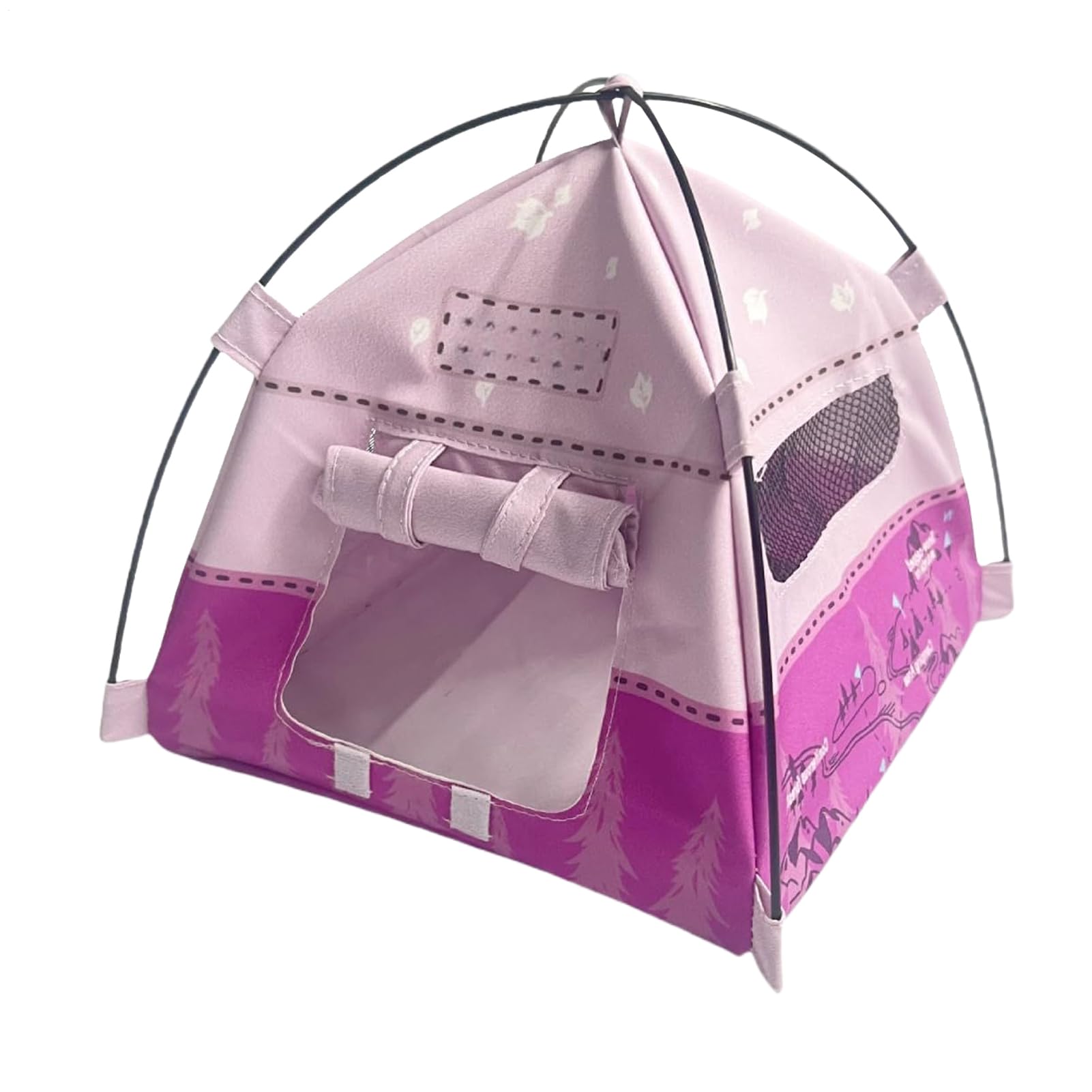 1:12 Doll House Camping Tent Model Miniature Cute Tent Children's Toys Miniature Decoration Furniture Doll Accessories