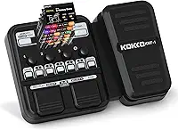 Kokko Guitar Multi-Effects Processor com Pedal de Expressão, Com Mais de 59 Efeitos Integrados, Modelagem de Amplificador, Looper, Seção de Ritmo, Afinador, Alimentado por Bateria Pedaleira guitarra