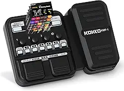 Kokko KMF-1 Pedaleira de Guitarra Multiefeitos com 59 Efeitos, Modelagem de Amplificador, Looper, Ritmo, Afinador, Seção de Ritmo, Afinador, Alimentado por Bateria Pedaleira guitarra
