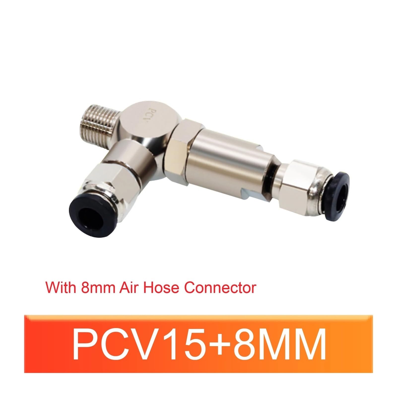 PCV06 PCV08 PCV10 PCV15 Pneumatisches Pilot-Rückschlagventil, Luftansaug-Sicherheits-Rückschlagventil(PCV15-8mm)