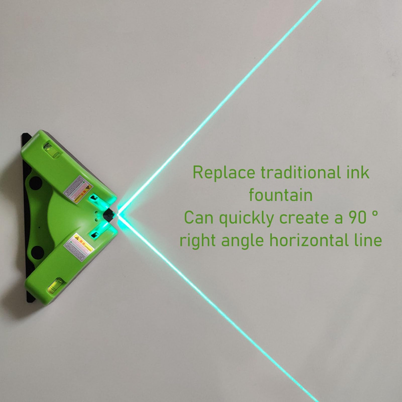 Nivel Láser De ángulo Recto, Nivelador Láser Verde Rojo De 90 Grados Nivel Láser Autonivelante, Herramienta De Haz Nivelador De Línea Láser De Nivel Cruzado Para Pared Para Colgar Cuadros De Construcc