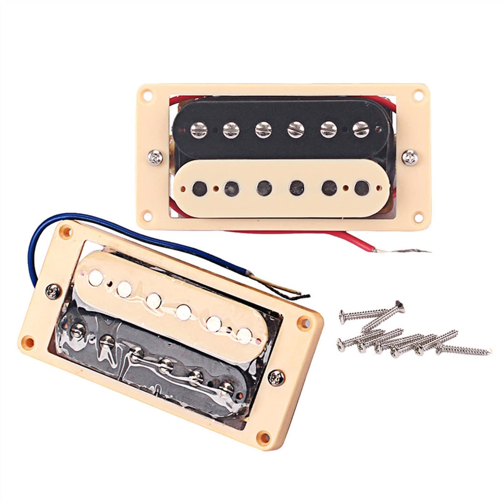 pastilla de guitarra eléctrica 1 Juego N + B Humbucker Dual Bobinas Pastillas Bricolaje Para 6 Cuerdas Accesorio De Guitarra Eléctrica. guitarra eléctrica pastillas