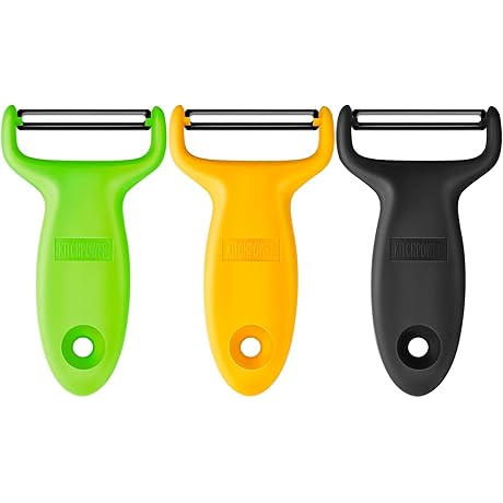 Original Kitchen Essential Three-Piece Peeler Set: Peel Perfection!