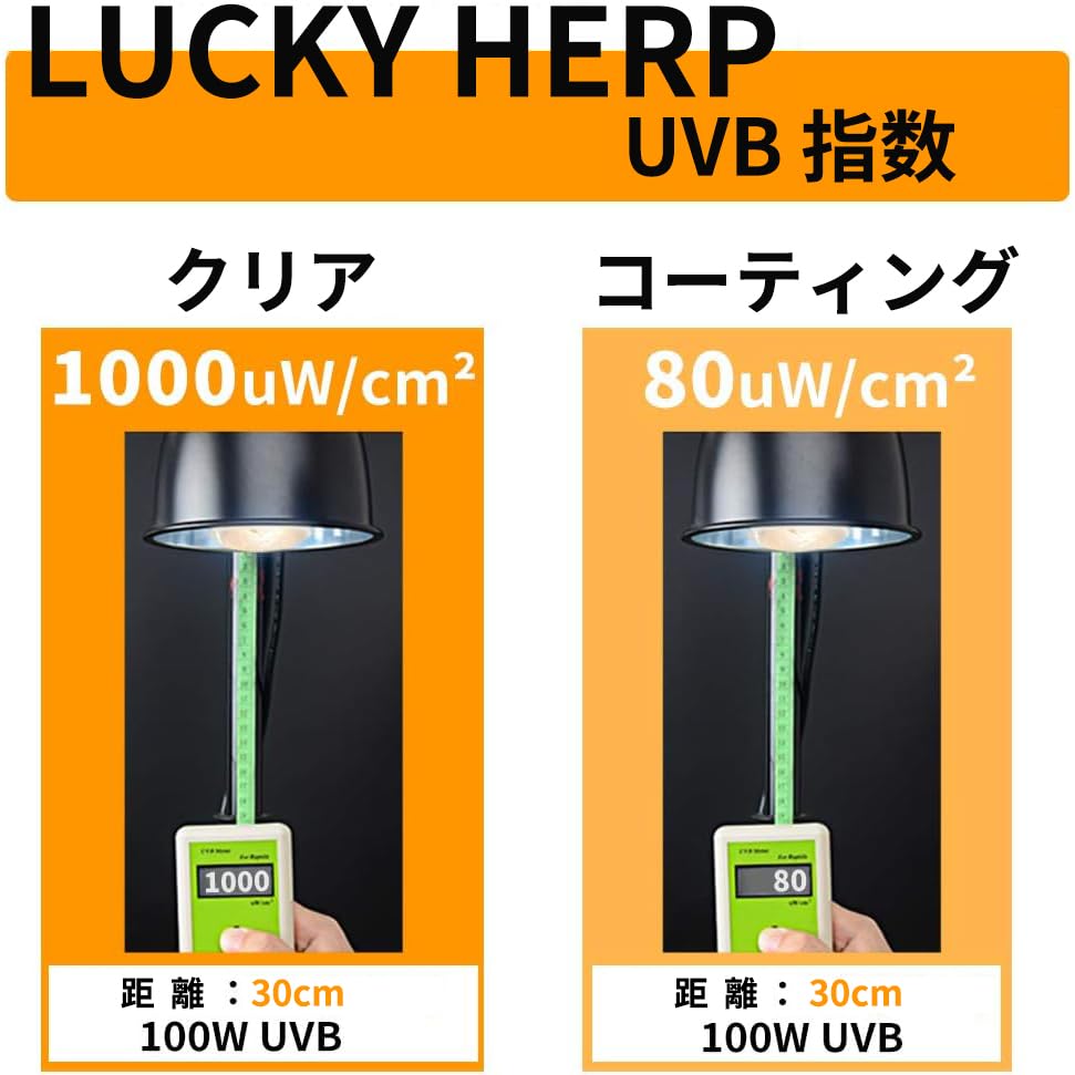 Amazon | LUCKY HERP UVA+UVB 紫外線ライト ソーラーグロー UV