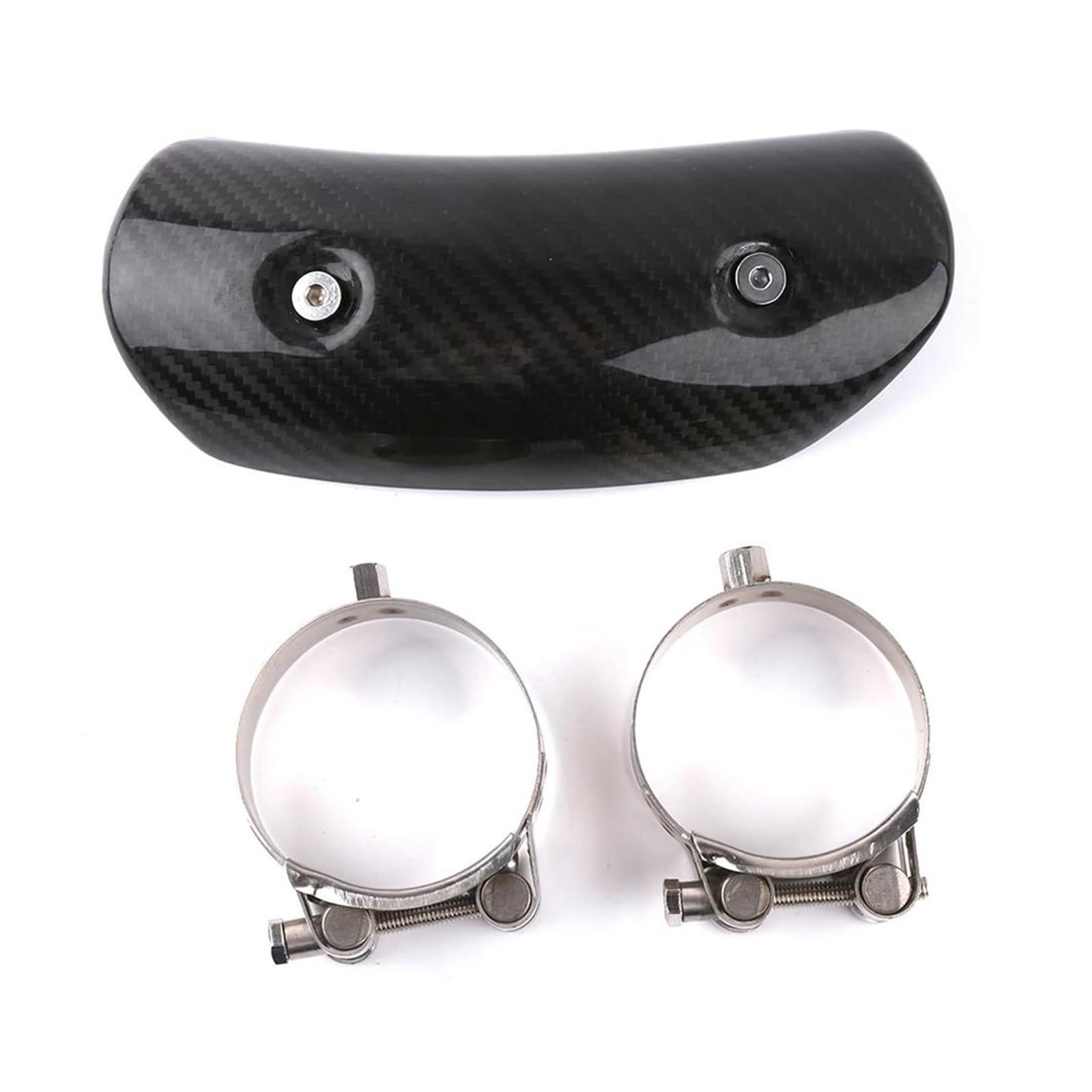 Escudo Térmico Motocicleta para KA&WASAKI para Ninja 250 300 400 650 1000 Cubierta Protectora De Protección Térmica Universal para Tubo De Escape De Motocicleta