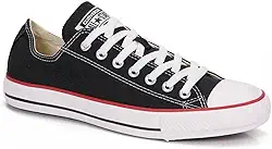 Tênis Feminino Converse Chuck Taylor Lona Preto+vermelho 37