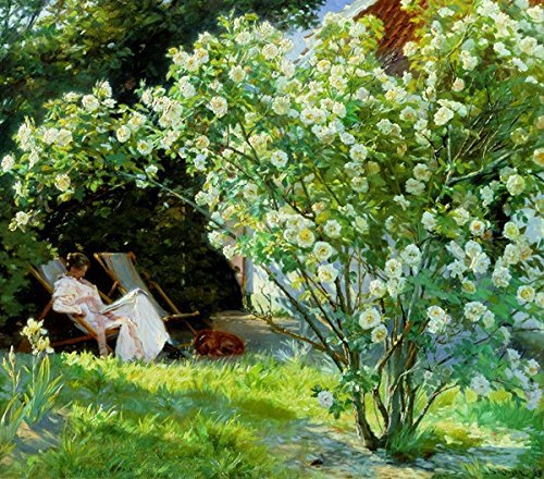  Migneco & Smith l\'Affiche ILLUSTREE Tela Serigrafica Kroyer Rosengarten Silkscreen on Canvas cm.60 x 80 Circa su 100% Cotone da 500gr.QUANTITA\' LIMITATE! da collezzione Senza Telaio