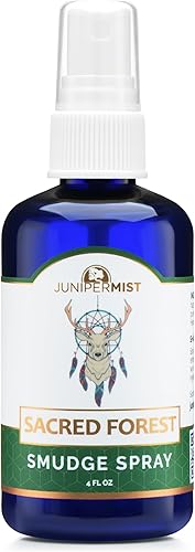 Sacred Forest - Aerosol para manchas (4 onzas líquidas), para limpiar la energía negativa, alternativa al aerosol para manchas de salvia en aerosol,
