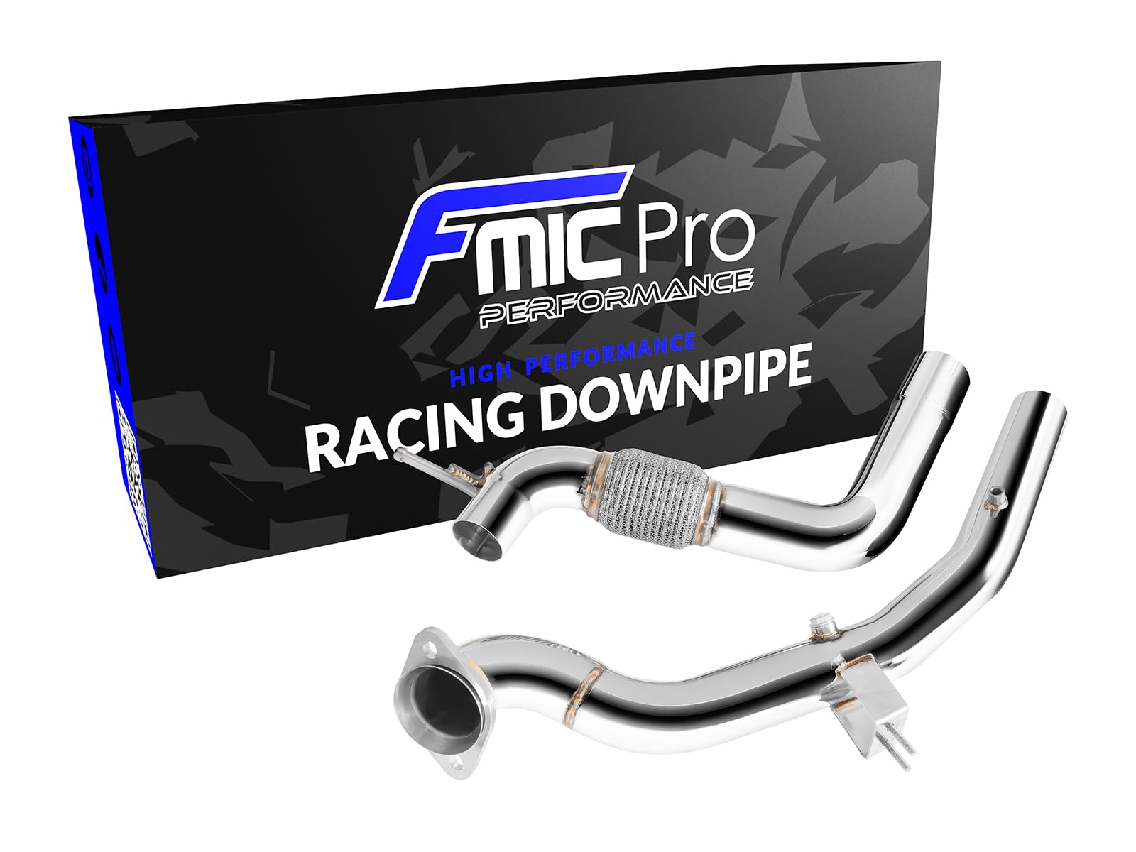 fmic.eu PERFORMANCE Downpipe do Ford Mustang 2.3L 2015-2019 sportowy układ wydechowy wydech nierdzewny