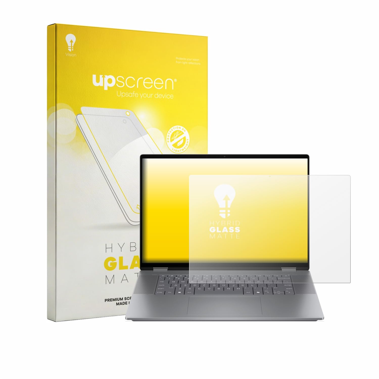 upscreen Protector Pantalla Cristal Mate para HP OmniBook X Flip NGAI 16-ar Protección Anti-Reflejos – 9H Dureza