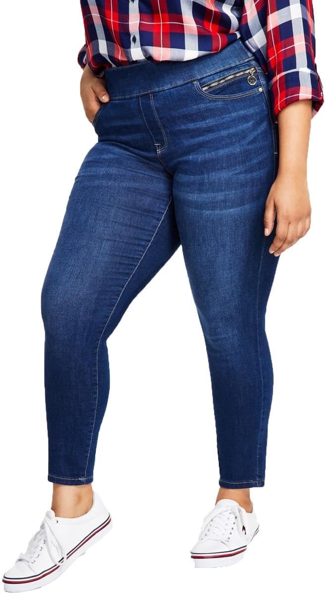 Tommy Hilfiger Womens Skinny Fit Gramercy Denim Jean (Standard and Plus)
