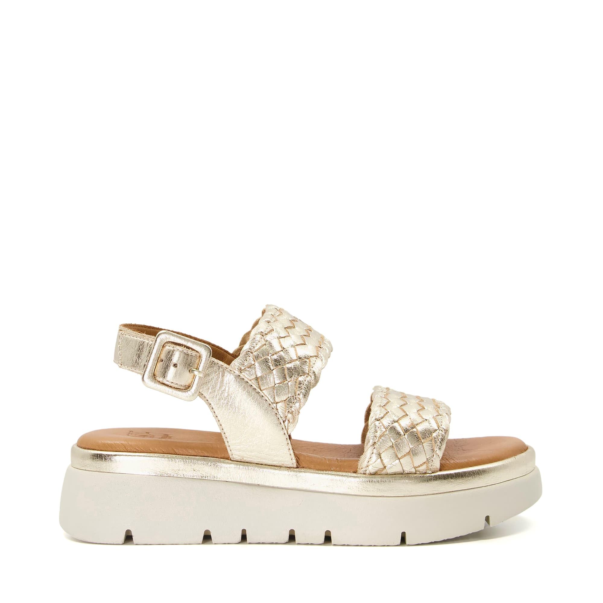 Photo 1 of Dune London Women's Lorris Platforms-Sandals, Gold, 10