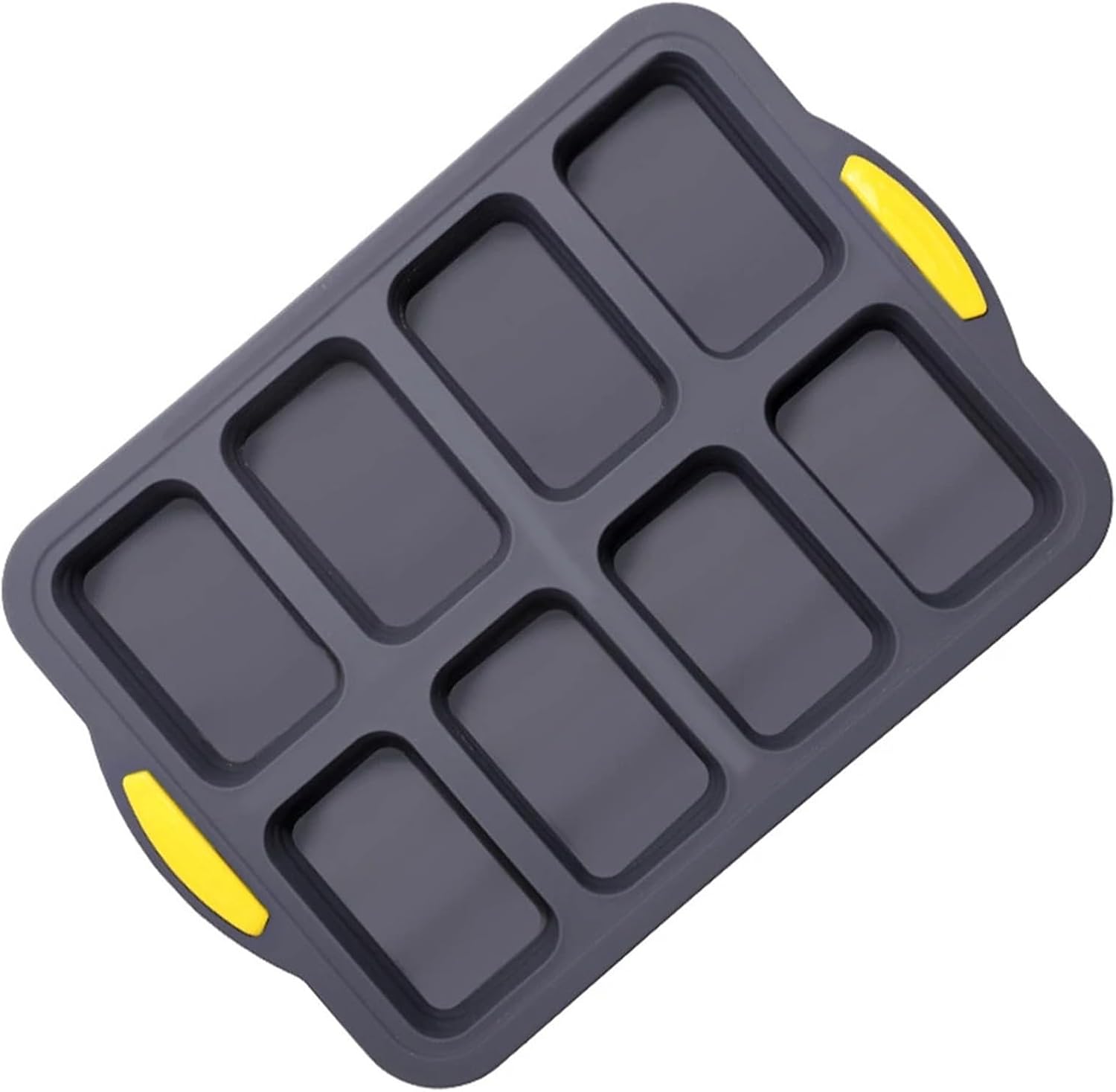 8-Cup Framed Universal Silicone Muffin Pan Heat Resistant Non-Stick Foldable Baking Mold Pudding Cake Tray Kitchen Baking Tool