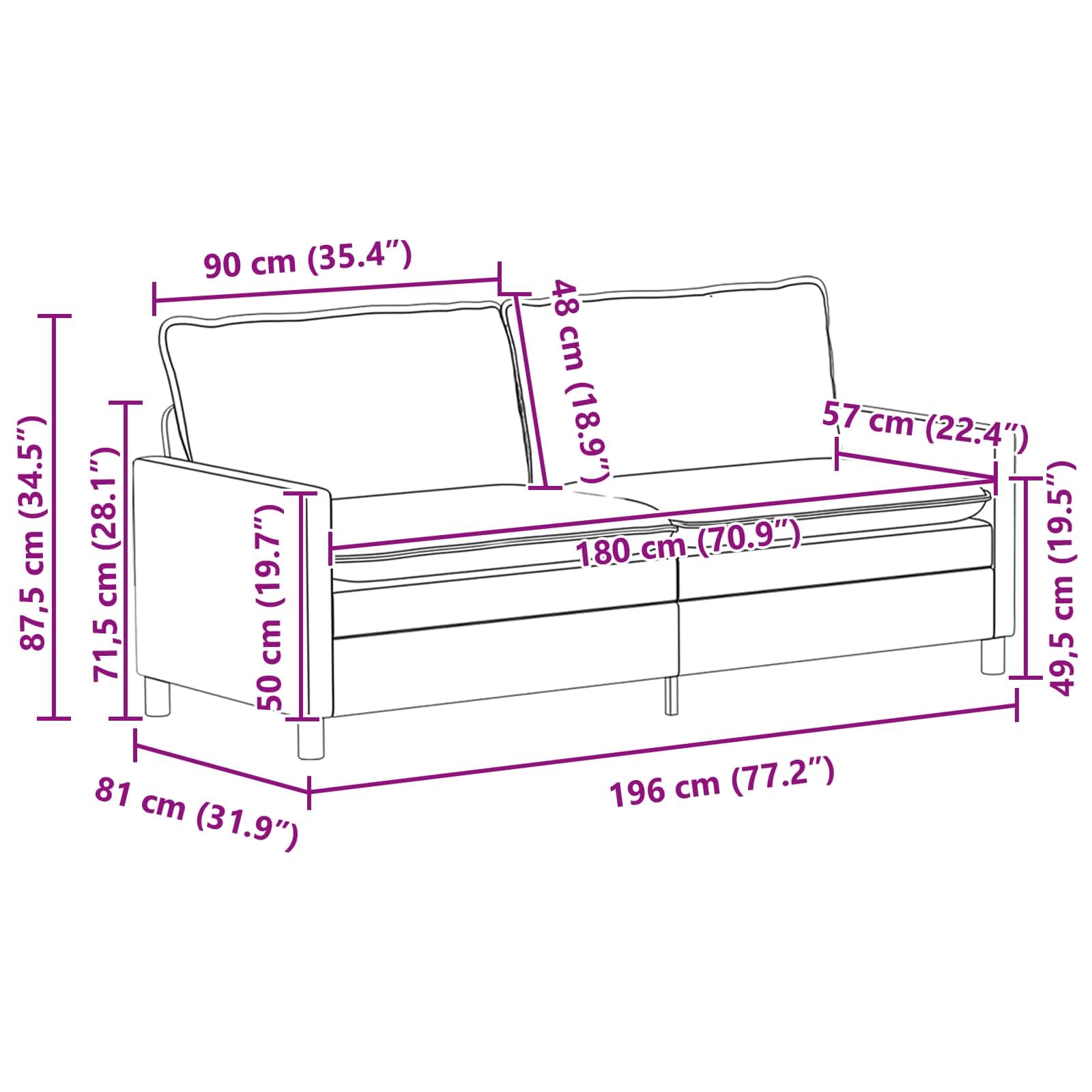 Juego de sofá de 2 piezas de terciopelo gris claro, moderno juego de sofá con 3 plazas y sillón para salón, marco de metal estable, acolchado cómodo, elegante paisaje para 4 personas