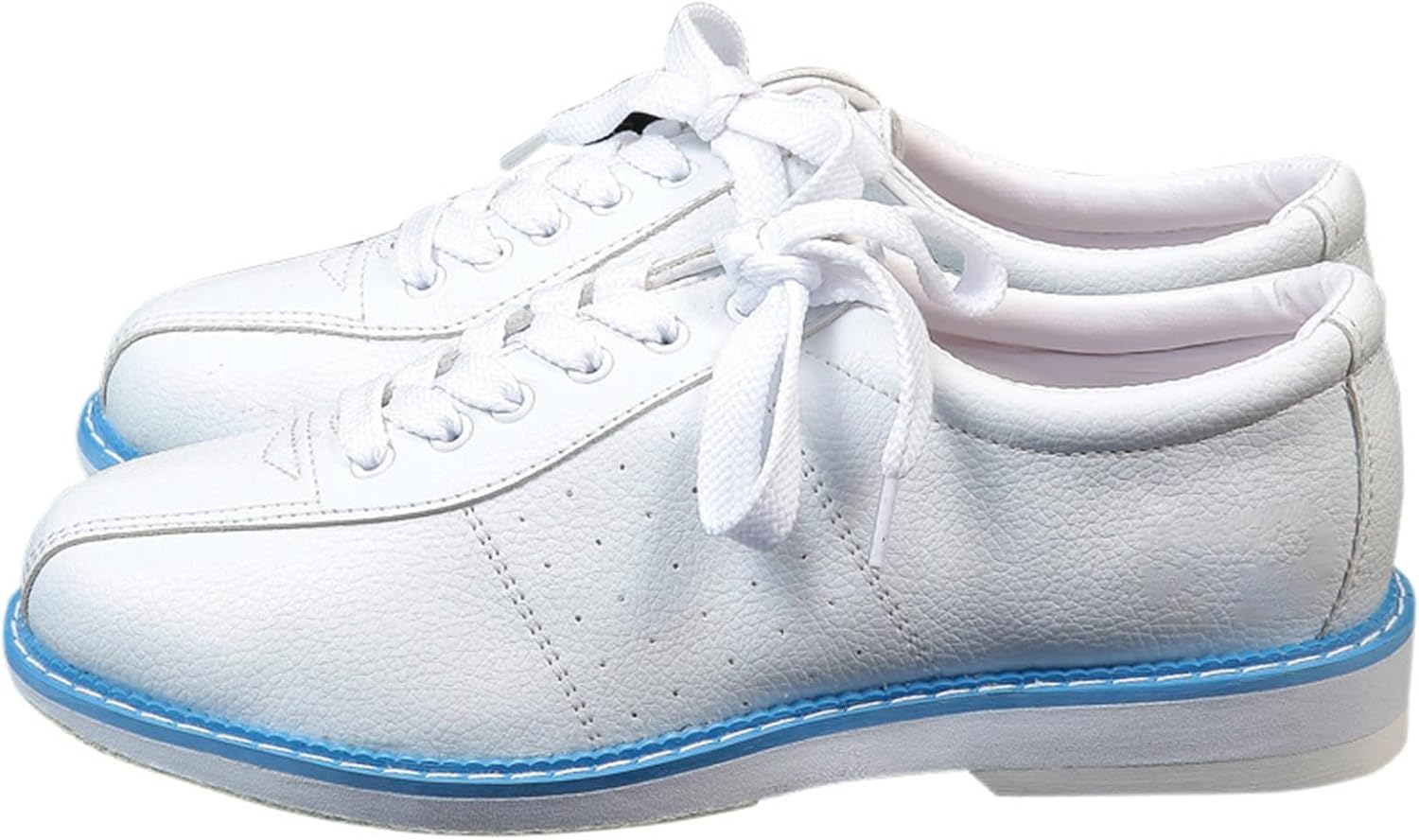 DHAEY Bowling Shoes Breathable Non-Slip Lightweight Bowling Shoes Bowling Training Shoes Athletic Style Bowling Shoe (Color : White, Size : 14 Women/12.5 Men)