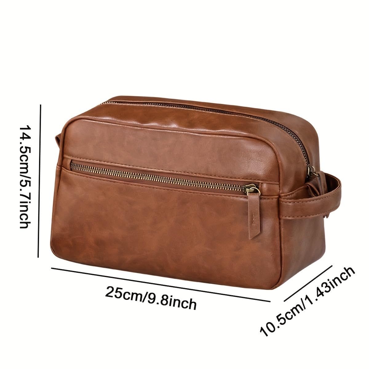 Borsa per Il Trucco da Uomo, Beauty Case da Viaggio Impermeabile in Pelle PU, Organizer per Strumenti da rasatura, Pochette per Il Trucco da Donna