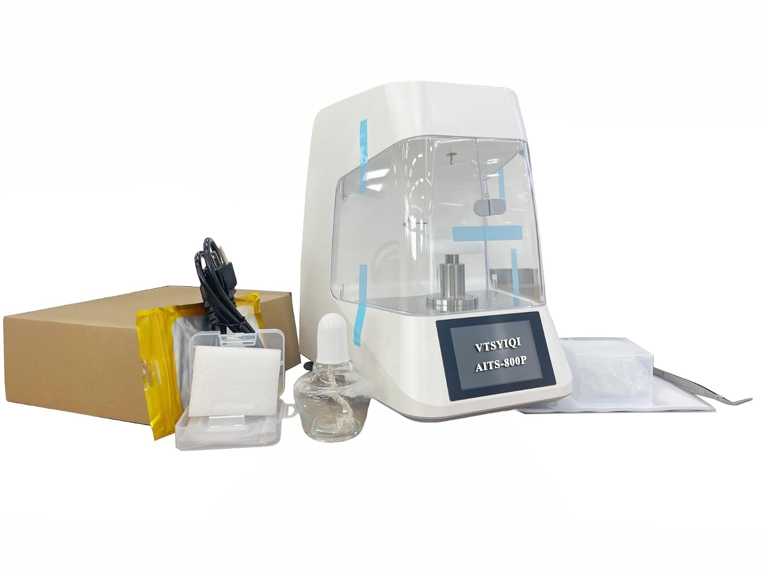 Automatic Liquid Interfacial Tension Meter Liquid Interfacial Tension Meter with Platinum Loop Range 0 to 1000 mN/m Accuracy 0.1mN/m for Oil Paint Industry Test Real Time Display