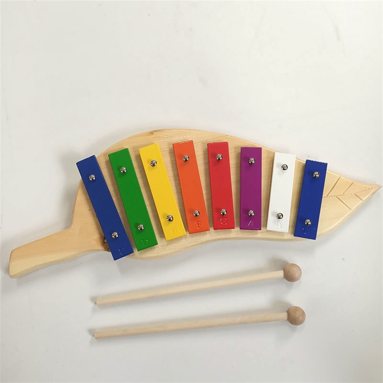 Ksylofony 8-tonowa płyta aluminiowa fortepian Instrument perkusyjny fortepian dla początkujących pomoce dydaktyczne rytm bicie fortepianu gra na Carillon Glockenspiel