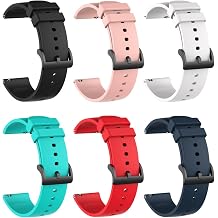 Bands Compatible with RUXINGX G62/Jacoosa K62/QONBINK L70/Puqo T80/Soudorv T70/Kuizil T70/Matast T60/uaue T60 Smart Watch Bands, 22mm Replacement Silicone Straps Waterproof Wristbands 10-Pack