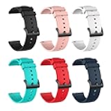 Bands Compatible with RUXINGX G62/Jacoosa K62/QONBINK L70/Puqo T80/Soudorv T70/Kuizil T70/Matast T60/uaue T60 Smart Watch Bands, 22mm Replacement Silicone Straps Waterproof Wristbands (10-Pack)