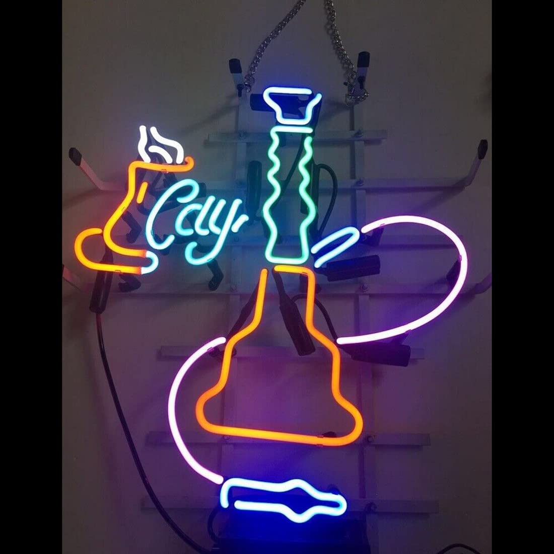 Amazon | ネオンサイン 水煙 NEON SIGN おしゃれ 店舗 ネオン看板 