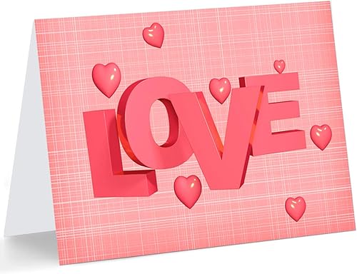 Miniatura 4 de FANCY LAND Tarjetas de San Valentín con sobres, 12 tarjetas de felicitación de San Valentín en blanco para adultos