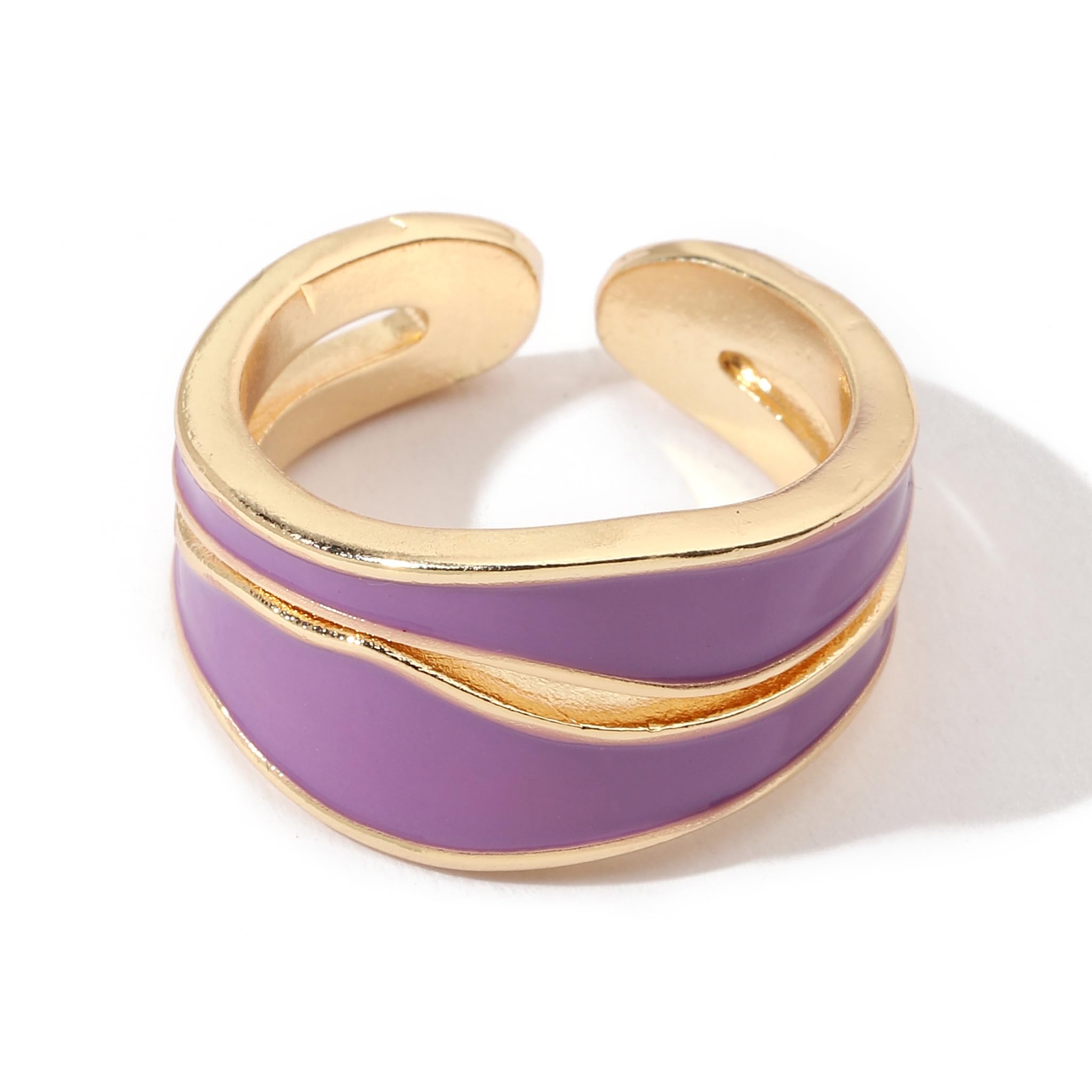 SALTY Fashion Blair Enamel Finger Ring for Women & Girls | Fancy | Adjustable | Stylish & Minimal | Birthday Gift | Aesthetic Jewellery | Accessories for Everyday Wear (B0CZTSGJ9R) Amazon Price History, Amazon Price Tracker