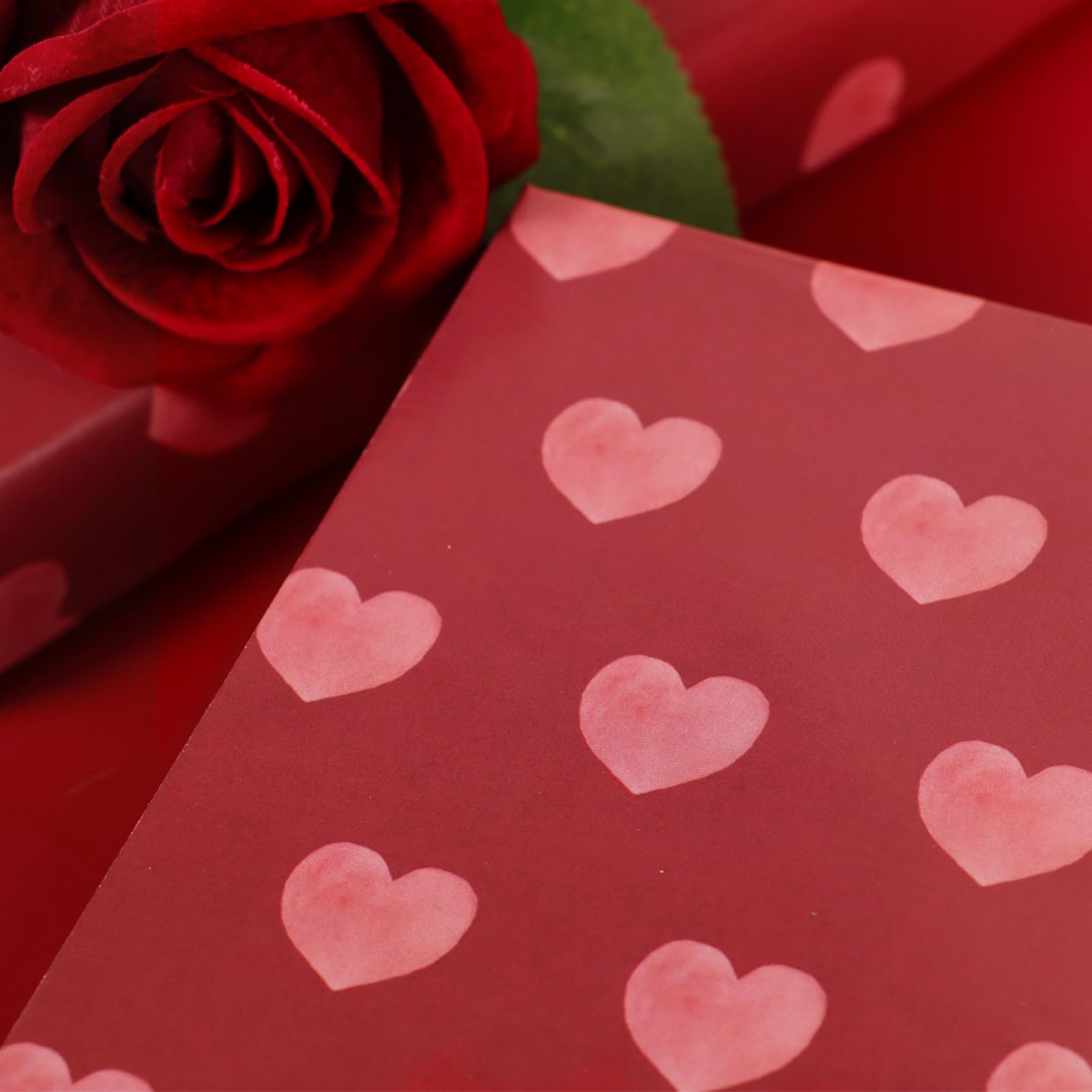Papel De Regalo Romántico Para El Día De San Valentín