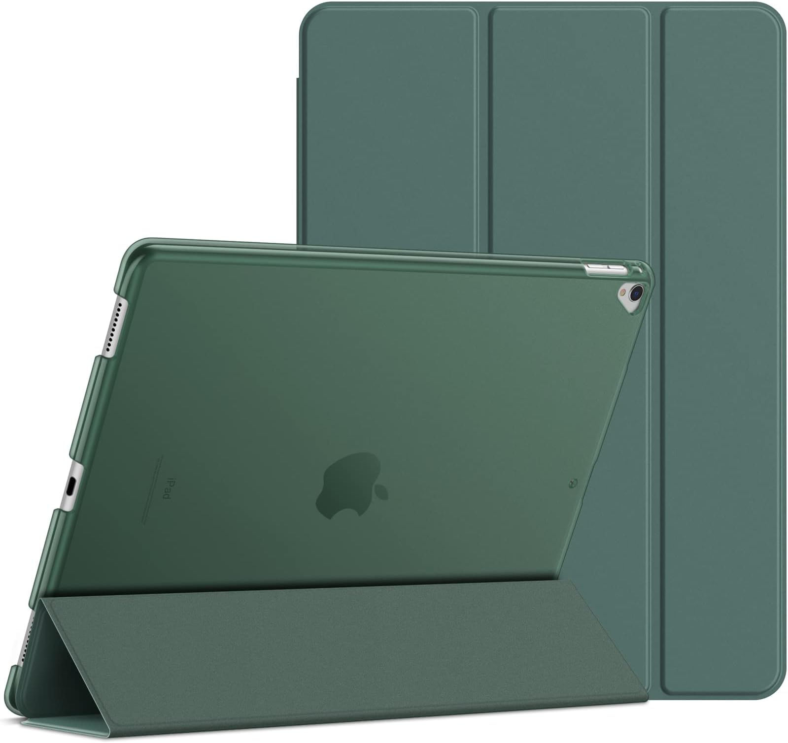 Étui Rabat Smart Cover Pour IPad Pro 12.9" (2015 & 2017) - Cuir Synthétique, Support Réglable, Fonction Veille