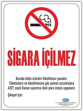 kocstudyo Vinil Sigara  ilmez Uyar   kaz Levhas ,  ok Renkli, 50x70 Cm
